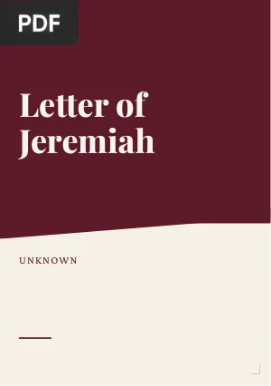Letter of Jeremiah