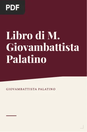Libro di M. Giovambattista Palatino