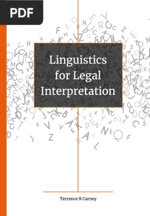 Linguistics for Legal Interpretation