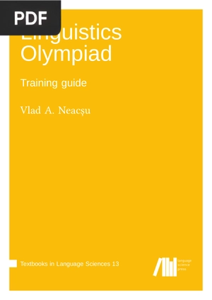 Linguistics Olympiad - Training guide