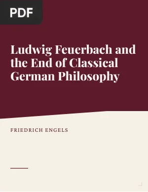 Ludwig Feuerbach and the End of Classical German Philosophy