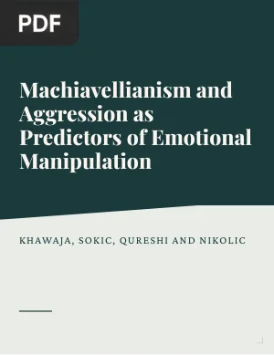 Machiavellianism and Aggression as Predictors of Emotional Manipulation