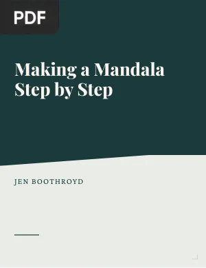 Making a mandala - step-by-step instructions