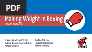 Making Weight in Boxing How to do it better