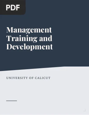 Management Training and Development
