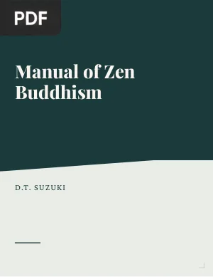 Manual of Zen Buddhism