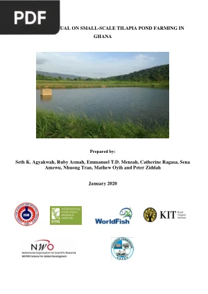 Manual on Small-scale Tilapia Pond Farming