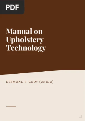 Manual on Upholstery Technology