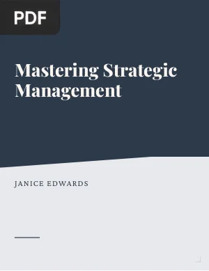Mastering Strategic Management