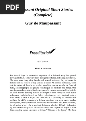 Maupassant Original Short Stories (Complete)