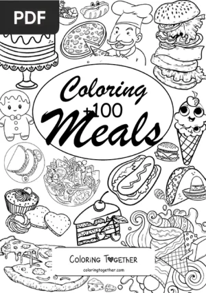 Meals Coloring Book