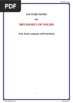 Mechanics of Solids