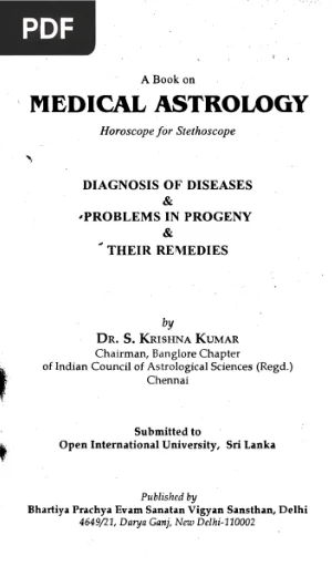 Medical Astrology: Horoscope for Stethoscope