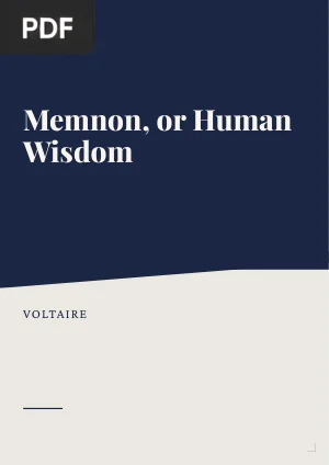 Memnon, or Human Wisdom