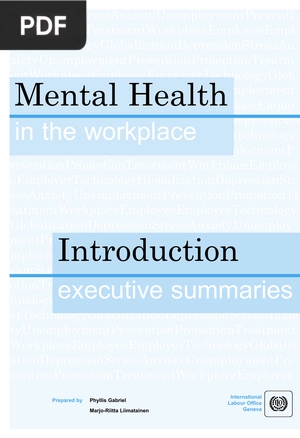 Mental Health in the workplace