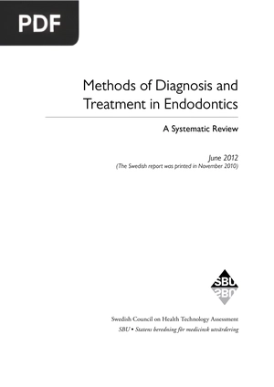 Methods of Diagnosis and Treatment in Endodontics