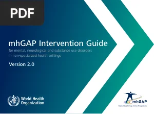 mhGAP Intervention Guide for Mental, Neurological and Substance Use Disorders, Version 2.0