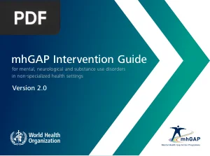 mhGAP Intervention Guide for Mental, Neurological and Substance Use Disorders