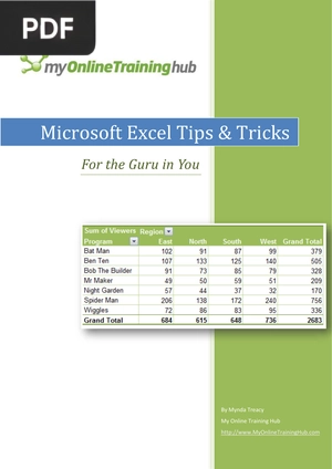 Microsoft Excel Tips & Tricks