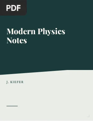 Modern Physics Notes