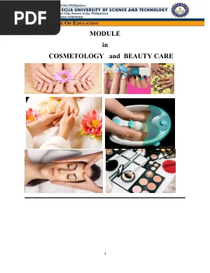 Module in Cosmetology and Beauty Care