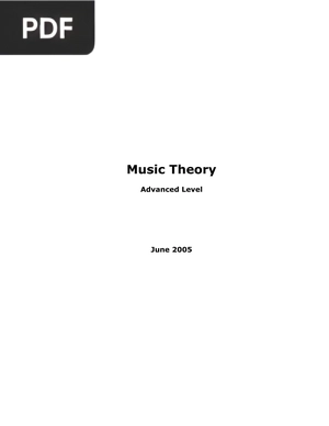 Music Theory - Advanced Level