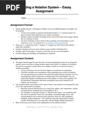Music Theory - Workbook