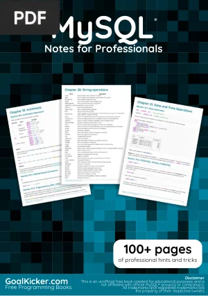 MySQL Notes for Professionals