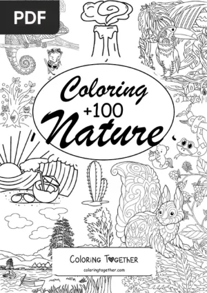 Nature Coloring Book