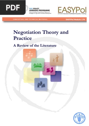 Negotiation Theory and Practice
