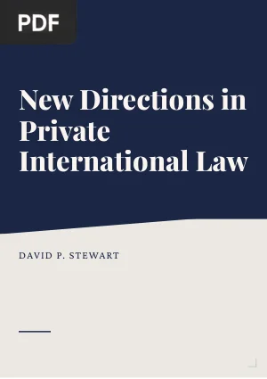 New Directions in Private International Law