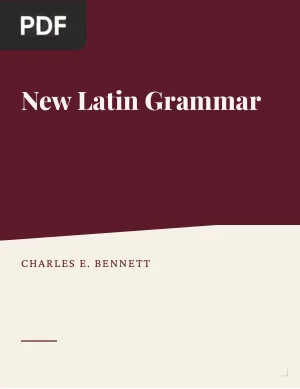 New Latin Grammar