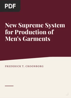 New Supreme System for Production of Men's Garments
