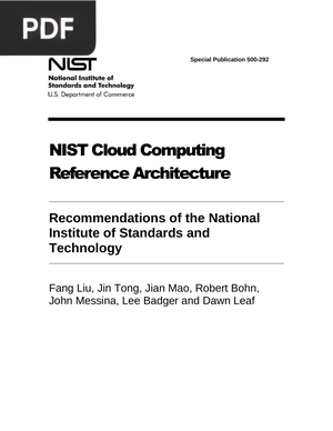 NIST Cloud Computing Reference Architecture