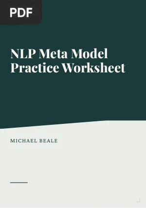 NLP Meta Model Practice Worksheet