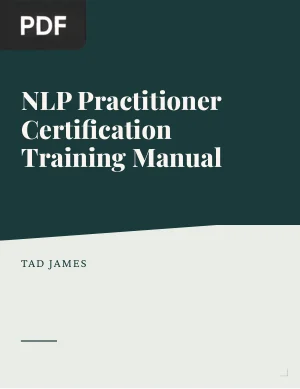 NLP Practitioner Certification Training Manual