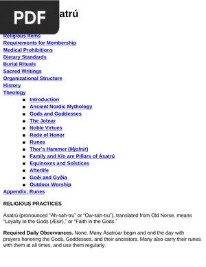 Odinism/Ásatrú