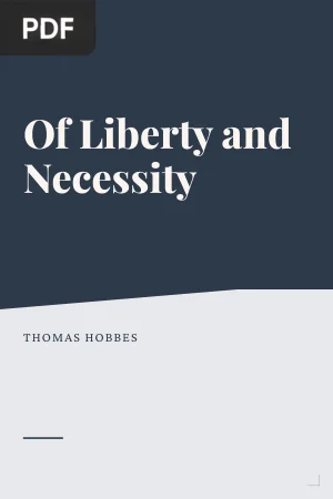 Of Liberty and Necessity