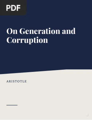 On Generation and Corruption