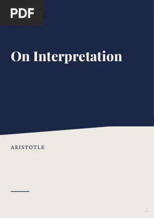 On Interpretation
