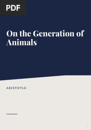 On the Generation of Animals