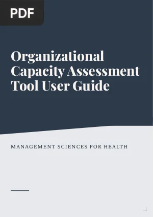 Organizational Capacity Assessment Tool User Guide