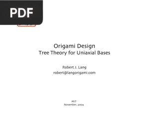 Origami Design Tree Theory for Uniaxial Bases