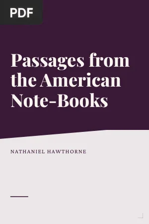 Passages from the American Note-Books