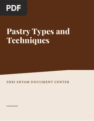 Pastry Types and Techniques