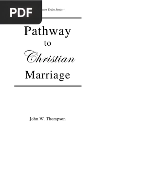 Pathway to Christian Marriage