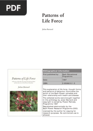 Patterns of Life Force