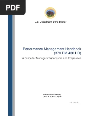 Performance Management Handbook