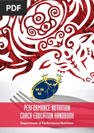 Performance nutrition coach education handbook