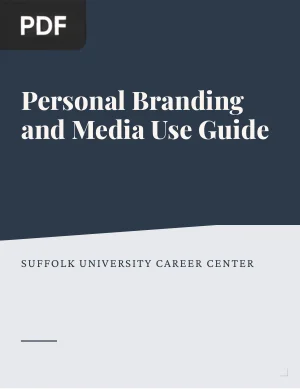Personal Branding and Media Use Guide